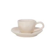 Cup with a saucer Homla ODELA Cream, 80 ml
