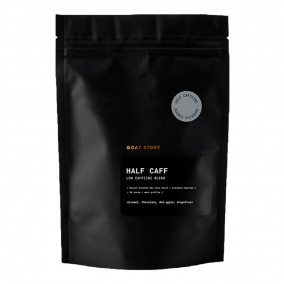 Specializētās kafijas maisījums ar samazinātu kofeīna saturu Goat Story “Fifty-Fifty”, 250 g