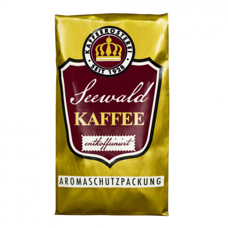 Gemahlener Kaffee Seewald Kaffeerösterei „Entcoffeiniert“ (Filterkanne, Karlsbader Methode), 500 g