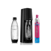 Kolsyrat vatten-beredare SodaStream Terra Black + 2 flaskor