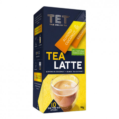 Lahustuv teejook English Tea “Almond and Coconut Tea Latte”, 10 tk.