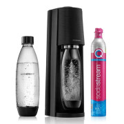 Sparkling water maker SodaStream Terra Black + 2 bottles