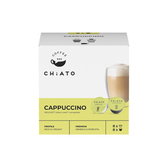 Kapsułki NESCAFÉ® Dolce Gusto® CHiATO Cappuccino, 8+8 szt.