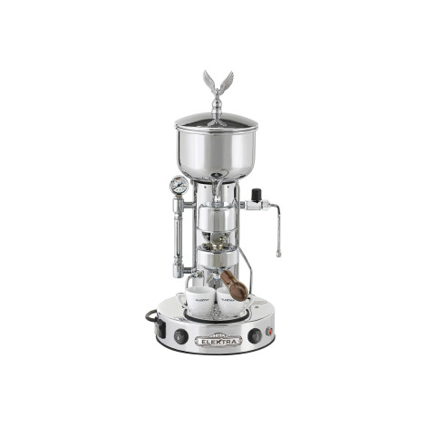 Elektra Micro Casa Semiautomatica SXC Siebträger Espressomaschine – Silber