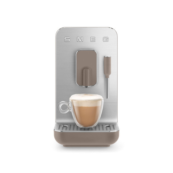 Smeg BCC02TPMUK 50's Style Bean To Cup Coffee Machine - Taupe
