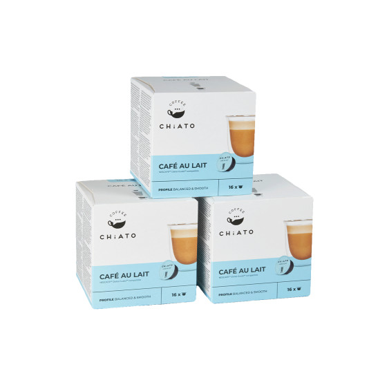 Kaffekapslar kompatibla med NESCAF&Eacute;&reg; Dolce Gusto&reg; CHiATO Caf&eacute; au Lait, 3 x 16 st.