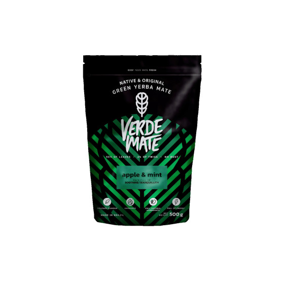 Yerba Mate Verde Mate Green Apple & Mint, 500 g