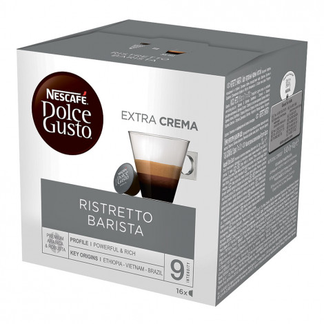 Coffee capsules compatible with Dolce Gusto® NESCAFÉ Dolce Gusto “Ristretto Barista”, 16 pcs.