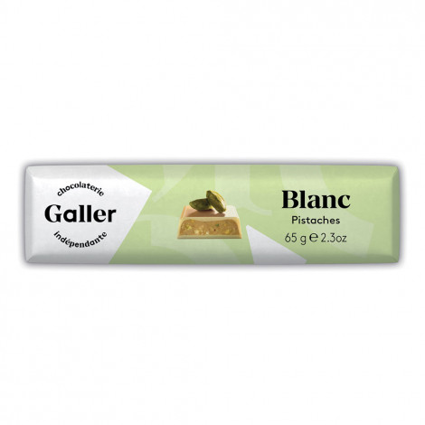 Šokoladinis batonėlis Galler White Pistachios, 70 g