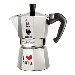 Kafijas pagatavotājs “Moka Lovers 6-cup Aluminium”