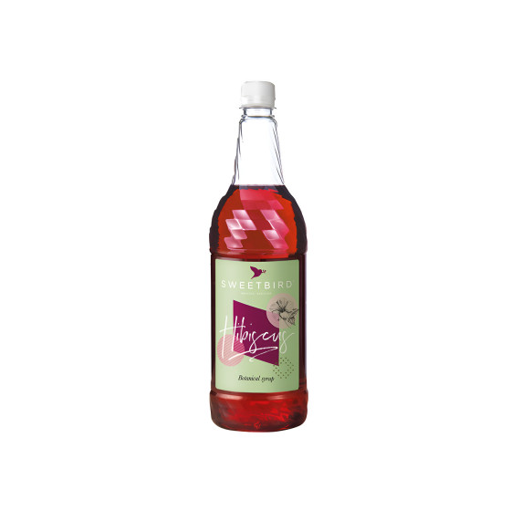 Syrop do kawy Sweetbird Hibiscus, 1 l