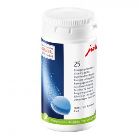 3-fazowe tabletki czyszczące JURA, 25 szt.