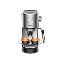 Krups Virtuoso XP442C11 Siebträger Espressomaschine – Edelstahl Schwarz