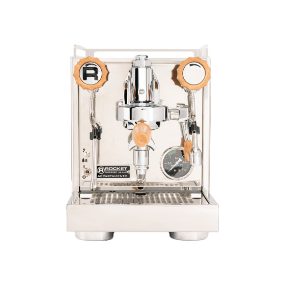 Ekspres kolbowy Rocket Espresso Appartamento 2.0 Chrome/Wood – chrom/drewno