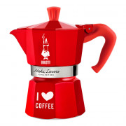 Espressokann Bialetti “Moka Lovers 3-cup Red”