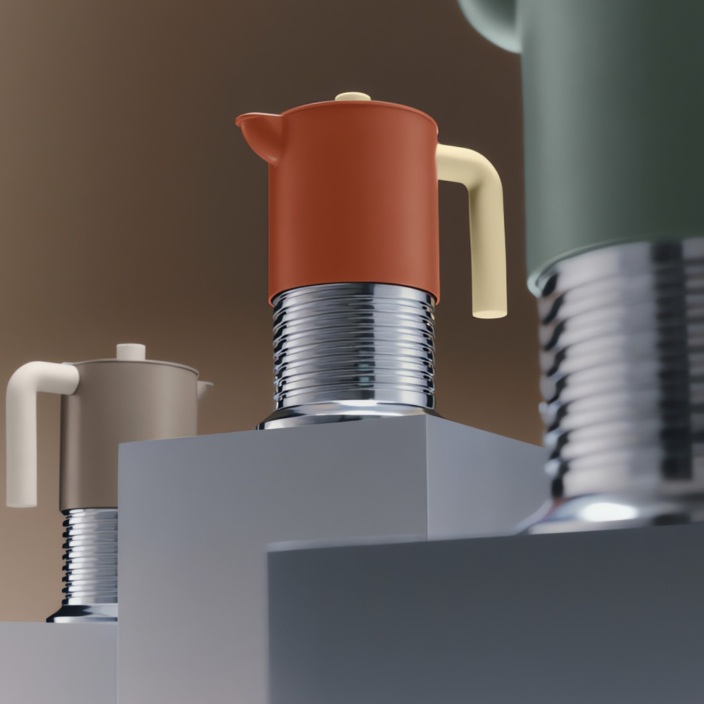 Alessi Vite PM01 3 GR Moka Pot 3 Cups Sage Green alessi-vite-pm01-3-gr-moka-pot-3-cups-sage-green