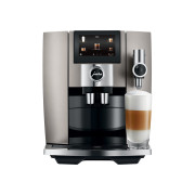 JURA J8 Midnight Silver automātiskais kafijas automāts – melns/sudraba