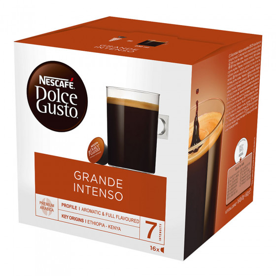 Kavos kapsulės NESCAFÉ Dolce Gusto „Grande Intenso”, 16 vnt. Kavos kapsulės NESCAFÉ Dolce Gusto „Grande Intenso”, 16 vnt.