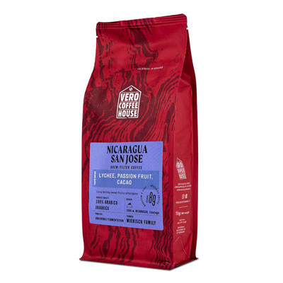 Kavos pupelės Vero Coffee House Nicaragva San Jose Javanica, 1 kg