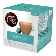 Dolce Gusto® koneisiin sopivat kahvikapselit NESCAFÉ Dolce Gusto Flat White, 16 kpl.