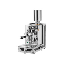 Rocket Espresso Porta Via Siebträger Espressomaschine – Silber, B-Ware