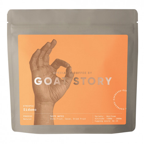 Sortenreine Kaffeebohnen Goat Story Ethiopia Sidamo, 250 g