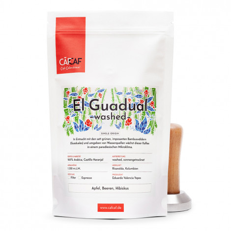 Kaffeebohnen CafCaf Kaffee „Espresso El Guadual Washed fermentiert“, 350 g