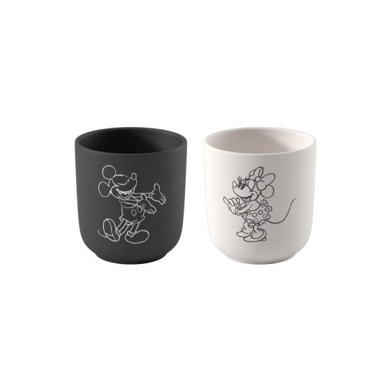 Filiżanki do kawy Villeroy & Boch Manufacture Mickey Mouse, 2 x 280 ml