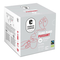 Kaffeekapseln Charles Liégeois „Mano Mano Puissant“, 16 Stk.