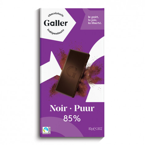 Schokoladentafel Galler Dark 85% 80 g