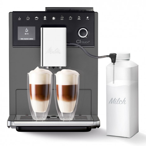 Melitta CAFFEO CI Touch Plus F630-103 Helautomatisk kaffemaskin bönor – Silver