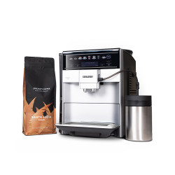 Kaffeemaschine-Set Siemens „TE653M11RW + Brazil Santa Luzia“