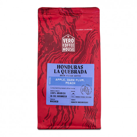 Spezialitätenkaffee Vero Coffee House „Honduras La Quebrada“, 500 g ganze Bohne