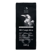 Sortenreine Kaffeebohnen Black Crow White Pigeon DR Kongo Kivu, 250 g
