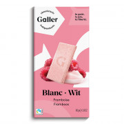 Šokolado plytelė Galler White Raspberry, 80 g