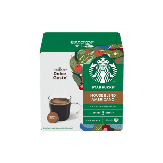 Coffee capsules compatible with NESCAFE(r) Dolce Gusto(r) Starbucks House Blend Grande, 12 pcs.
