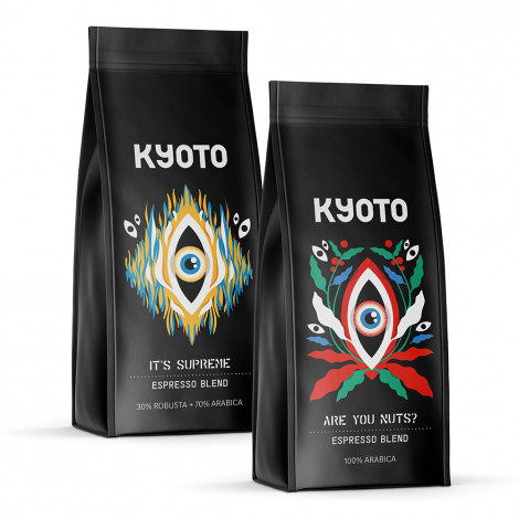 Zestaw kawy ziarnistej Kyoto Coffee Roasters Are you nuts? + It’s Supreme,1 kg