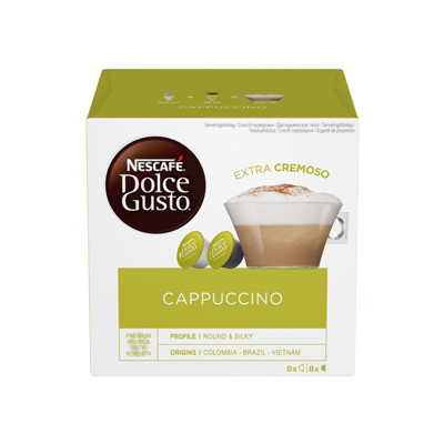Kavos kapsulės NESCAFE® Dolce Gusto® Cappuccino, 8+8 vnt.