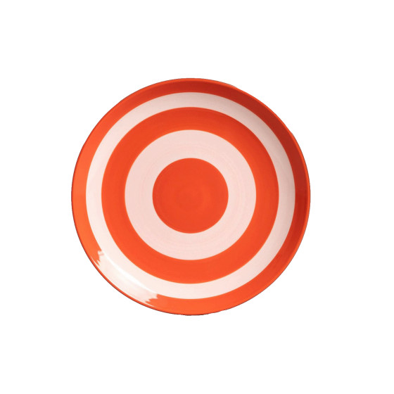 Bord Homla BITTI Red Circles, 20 cm