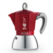 Cafetière à induction Bialetti “Moka Induction Red 6 cups” (6 tasses)