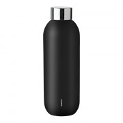 Thermoflasche Stelton Keep Cool Black, 0,6 l