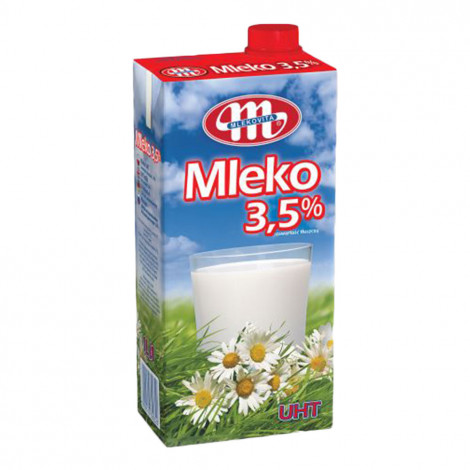 Mjölk Mlekovita UHT 3,5%, 1 l