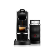 Nespresso CitiZ Platinum & Milk Stainless Steel D Coffee Pod machine