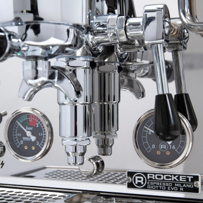 Ekspres kolbowy Rocket Espresso Giotto Cronometro R – srebrny