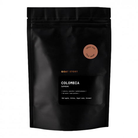 Spezialitätenkaffee Goat Story Colombia Supremo, 250 g ganze Bohne