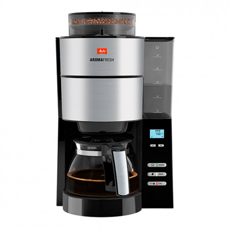 Melitta AromaFresh Coffee Maker, Refurbished – Stainless Steel & Black