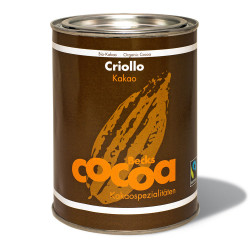 Biologische cacao Becks Cacao “Criollo” 100 % without additives, 250 g