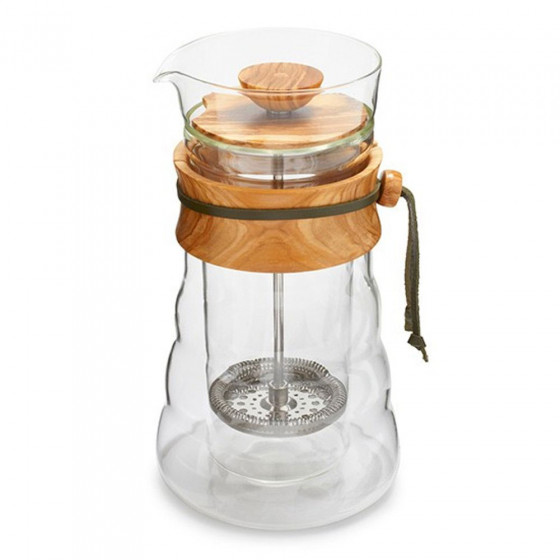 Coffee Maker Hario Cafe Press Olive Wood, 600 Ml
