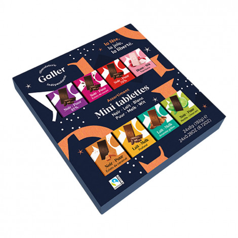 Šokolado plytelių rinkinys Galler „Mini Tablets Collection Limited Edition“, 24 vnt.