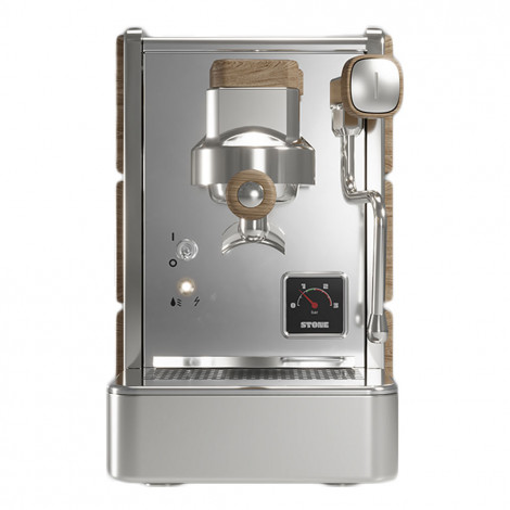 Koffiemachine Stone Espresso “Mine Premium Wood Chrome”